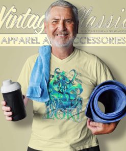 Loki Master Of Mischief Shirt Psycho Lightning Grin V Neck TShirt