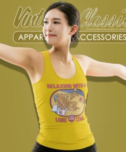 Lone Star Beer Shirt Relaxing With A Lone Star Tank Top Racerback