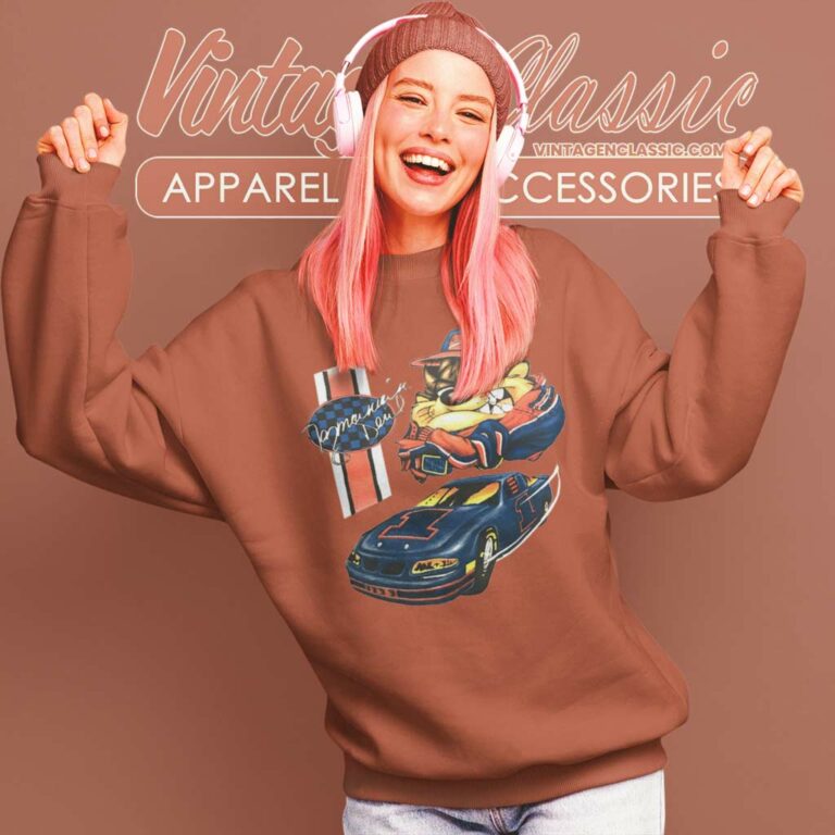 Looney Toons Tazmanian Devil Nascar Sweatshirt Looney Toons Tazmanian Devil Nascar Sweatshirt