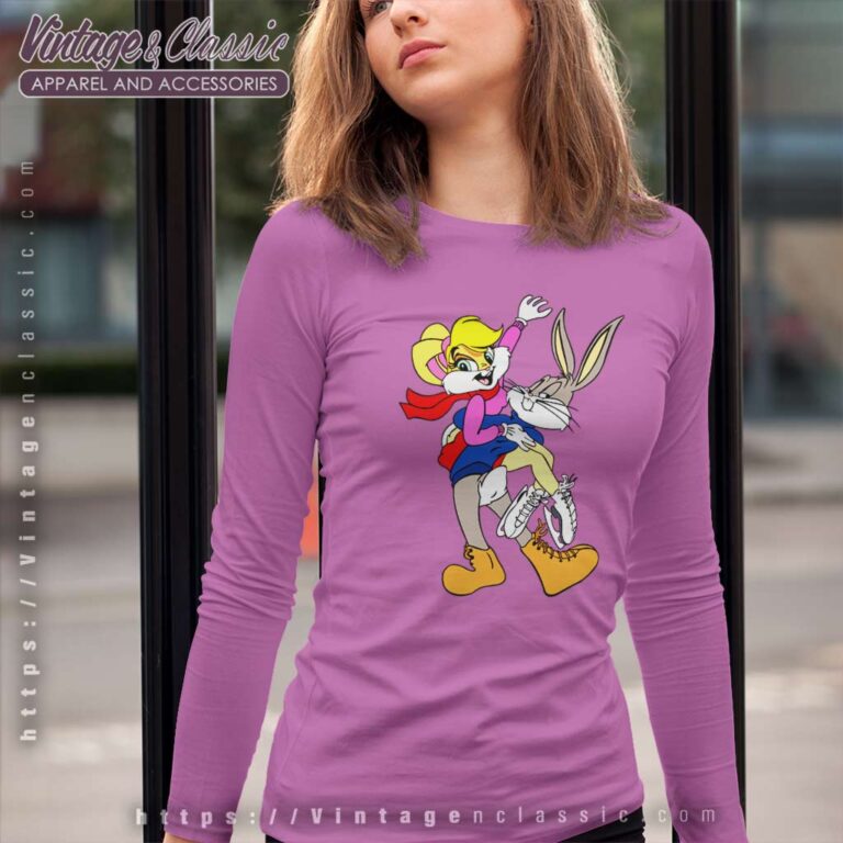 Looney Tunes Bugs Bunny And Lola Long Sleeve Tee Looney Tunes Bugs Bunny And Lola Long Sleeve Tee