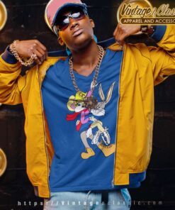 Looney Tunes Bugs Bunny And Lola V Neck TShirt