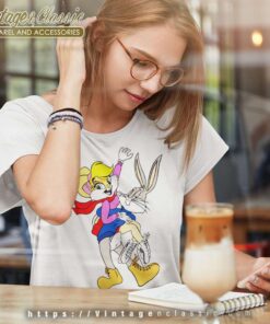 Looney Tunes Bugs Bunny And Lola Women TShirt