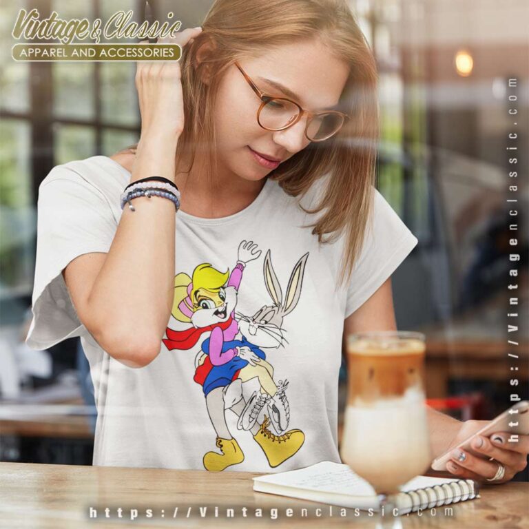 Looney Tunes Bugs Bunny And Lola Women TShirt Looney Tunes Bugs Bunny And Lola Women TShirt