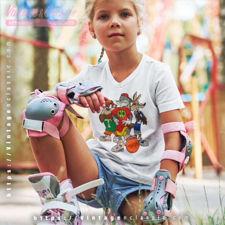 Looney Tunes Bugs Bunny Basketball Kid Vneck Looney Tunes Bugs Bunny Basketball Kid Vneck