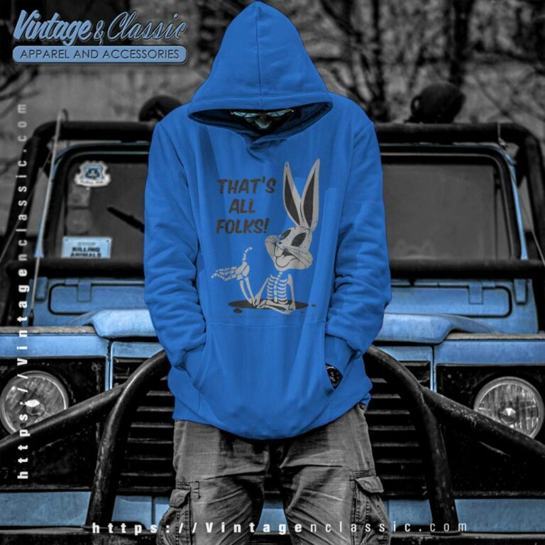 Looney Tunes Bugs Bunny Thats All Folks Hoodie Looney Tunes Bugs Bunny Thats All Folks Hoodie