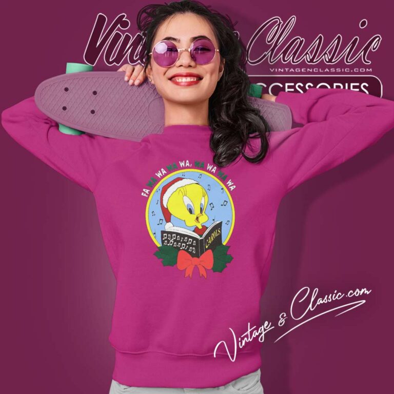 Looney Tunes Christmas Carol Song Sweatshirt Looney Tunes Christmas Carol Song Sweatshirt