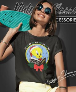 Looney Tunes Christmas Carol Song Women TShirt