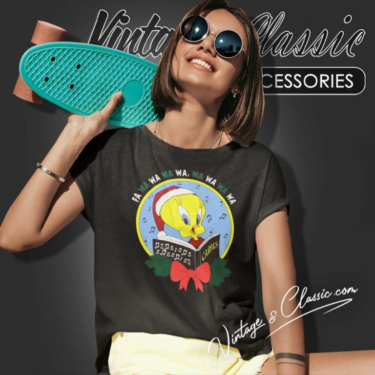 Looney Tunes Christmas Carol Song Women TShirt Looney Tunes Christmas Carol Song Women TShirt