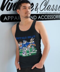 Looney Tunes Friends Buffalo Bills Shirt Tank Top Racerback
