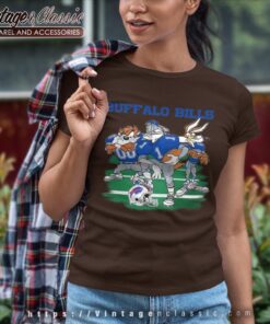 Looney Tunes Friends Buffalo Bills Shirt Women T shirt