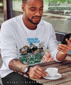 Looney Tunes Friends Carolina Panthers Shirt