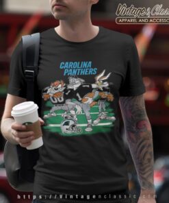 Looney Tunes Friends Carolina Panthers Shirt T shirt