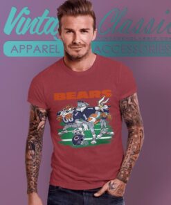 Looney Tunes Friends Chicago Bears Shirt T shirt