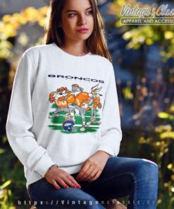 Looney Tunes Friends Denver Broncos Shirt