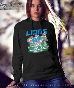 Looney Tunes Friends Detroit Lions Shirt Hoodie