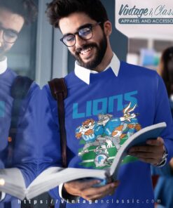 Looney Tunes Friends Detroit Lions Shirt Sweatshirt