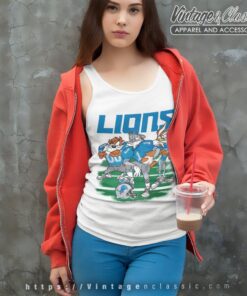Looney Tunes Friends Detroit Lions Shirt