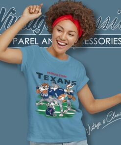 Looney Tunes Friends Houston Texans Shirt Women T shirt