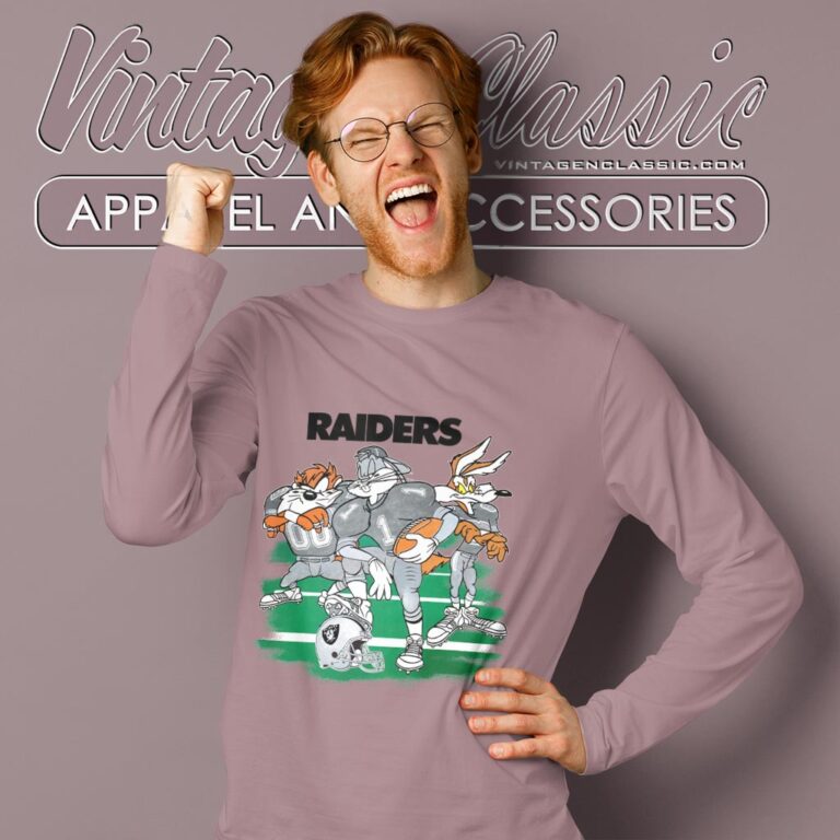 Looney Tunes Friends Las Vegas Raiders Shirt Long Sleeve Tee Looney Tunes Friends Las Vegas Raiders Shirt Long Sleeve Tee