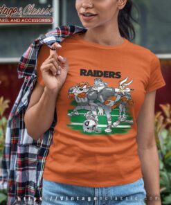 Looney Tunes Friends Las Vegas Raiders Shirt Women T shirt