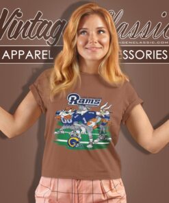 Looney Tunes Friends Los Angeles Rams Shirt Women T shirt