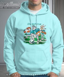 Looney Tunes Friends Miami Dolphins Shirt
