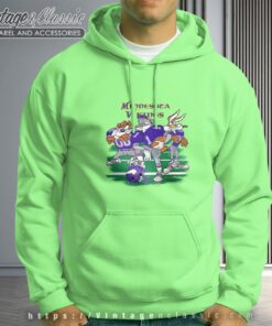 Looney Tunes Friends Minnesota Vikings Shirt Hoodie