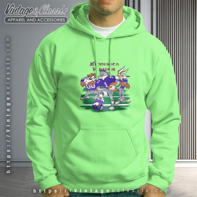 Looney Tunes Friends Minnesota Vikings Shirt Hoodie Looney Tunes Friends Minnesota Vikings Shirt Hoodie