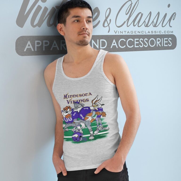 Looney Tunes Friends Minnesota Vikings Shirt Tank Top Racerback Looney Tunes Friends Minnesota Vikings Shirt Tank Top Racerback