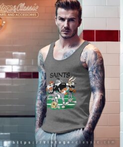 Looney Tunes Friends New Orleans Saints Shirt Tank Top Racerback