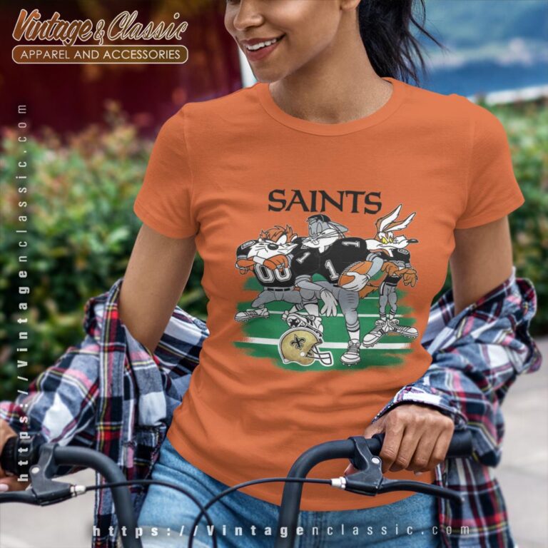 Looney Tunes Friends New Orleans Saints Shirt Women T shirt Looney Tunes Friends New Orleans Saints Shirt Women T shirt