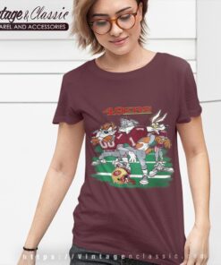 Looney Tunes Friends San Francisco 49ers Shirt Women T shirt