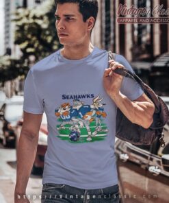 Looney Tunes Friends Seattle Seahawks Shirt T shirt