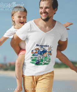 Looney Tunes Friends Seattle Seahawks Shirt