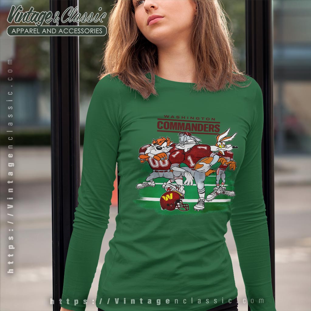 Looney Tunes Friends Washington Commanders Shirt Looney Tunes Friends Washington Commanders Shirt