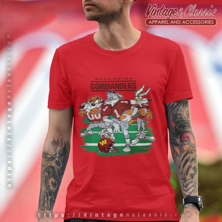 Looney Tunes Friends Washington Commanders Shirt T shirt Looney Tunes Friends Washington Commanders Shirt T shirt