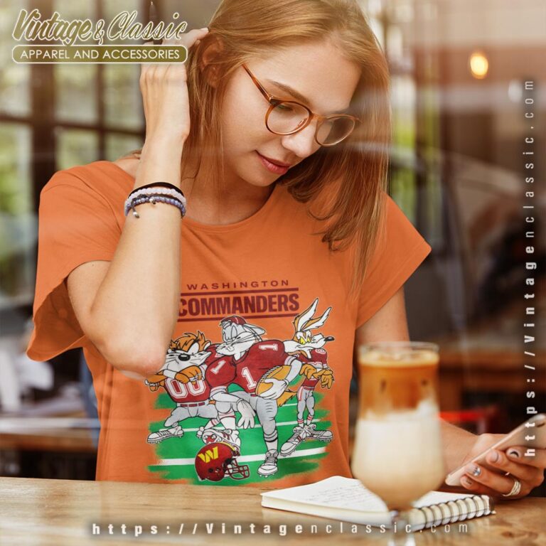 Looney Tunes Friends Washington Commanders Shirt Women T shirt Looney Tunes Friends Washington Commanders Shirt Women T shirt