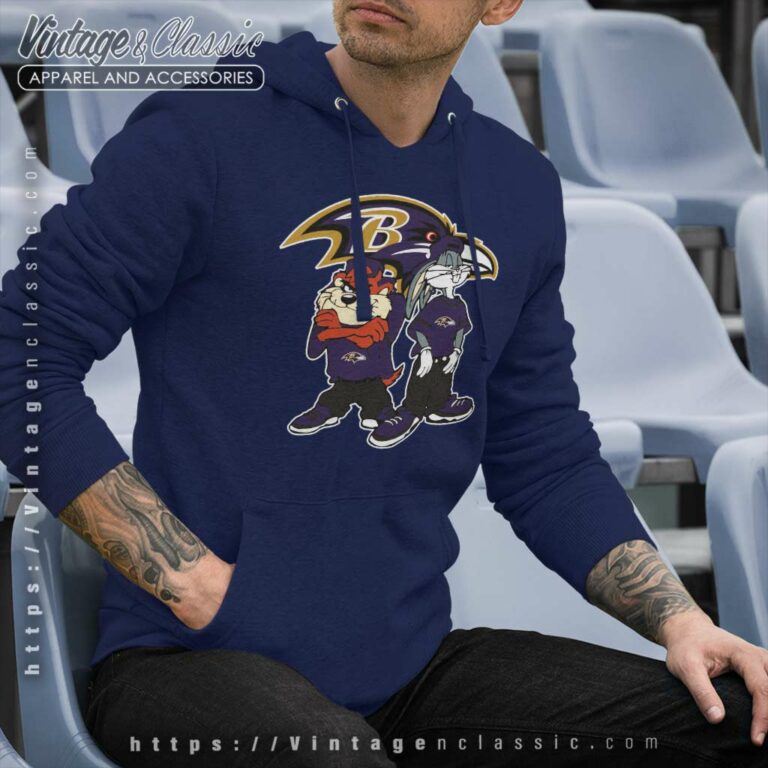 Looney Tunes Hip Hop Baltimore Ravens Hoodie Looney Tunes Hip Hop Baltimore Ravens Hoodie