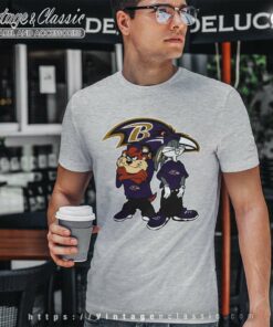 Looney Tunes Hip Hop Baltimore Ravens T Shirt
