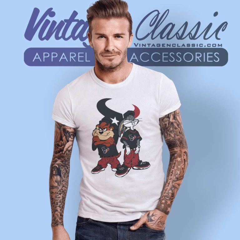 Looney Tunes Hip Hop Houston Texans T Shirt Looney Tunes Hip Hop Houston Texans T Shirt