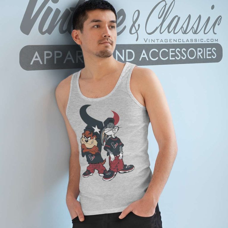 Looney Tunes Hip Hop Houston Texans Tank Top Racerback Looney Tunes Hip Hop Houston Texans Tank Top Racerback