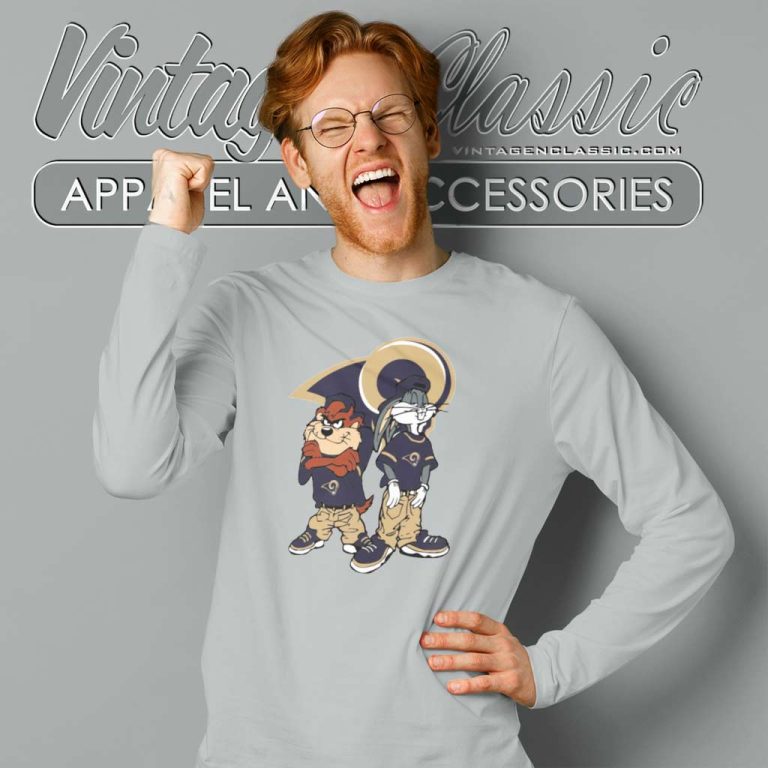 Looney Tunes Hip Hop Los Angeles Rams Long Sleeve Tee Looney Tunes Hip Hop Los Angeles Rams Long Sleeve Tee