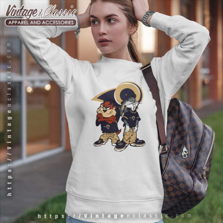 Looney Tunes Hip Hop Los Angeles Rams Sweatshirt Looney Tunes Hip Hop Los Angeles Rams Sweatshirt