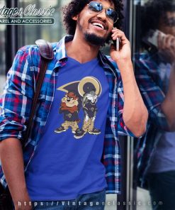 Looney Tunes Hip Hop Los Angeles Rams V Neck TShirt