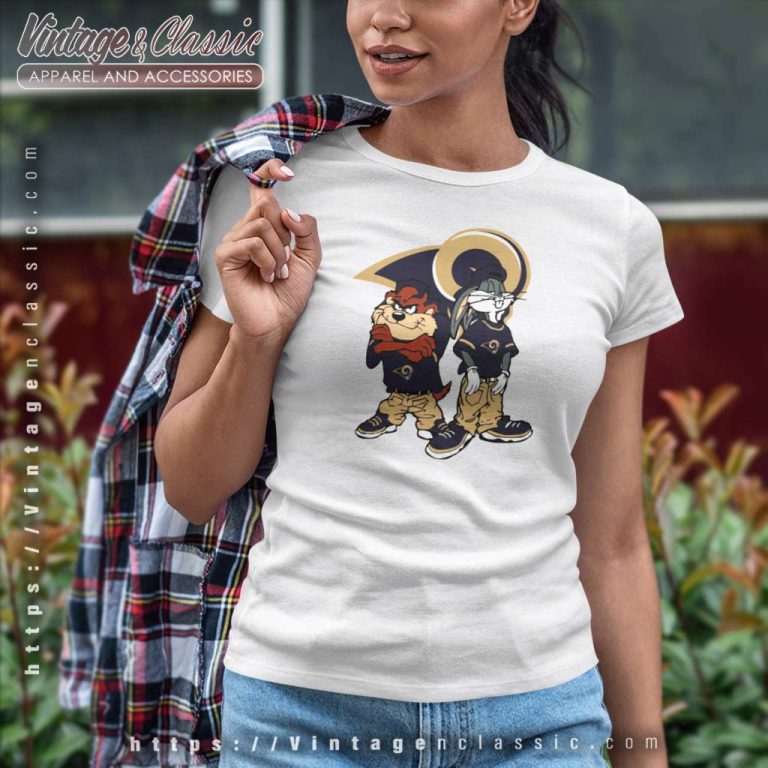 Looney Tunes Hip Hop Los Angeles Rams Women TShirt Looney Tunes Hip Hop Los Angeles Rams Women TShirt