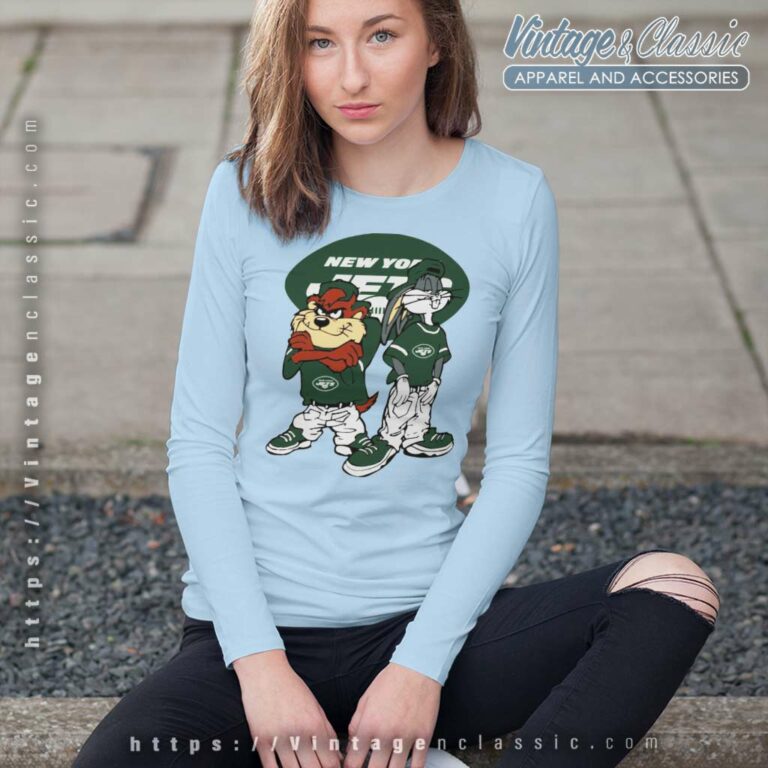 Looney Tunes Hip Hop New York Jets Long Sleeve Tee Looney Tunes Hip Hop New York Jets Long Sleeve Tee