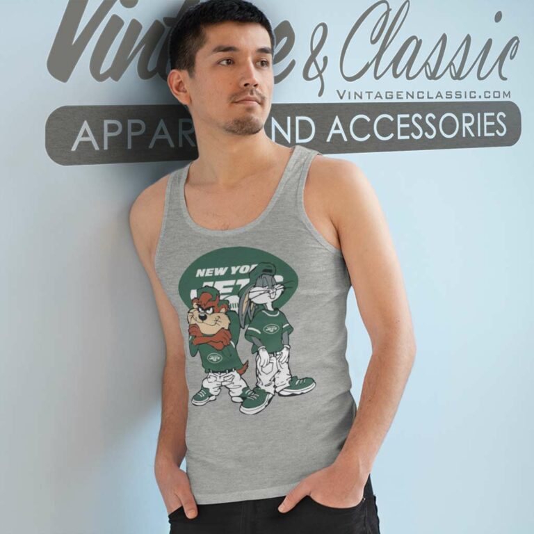 Looney Tunes Hip Hop New York Jets Tank Top Racerback Looney Tunes Hip Hop New York Jets Tank Top Racerback