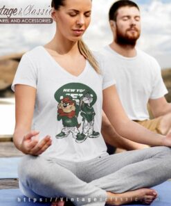Looney Tunes Hip Hop New York Jets Shirt 5 Looney Tunes Hip Hop New York Jets V Neck TShirt