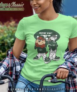Looney Tunes Hip Hop New York Jets Shirt 6 Looney Tunes Hip Hop New York Jets Women TShirt