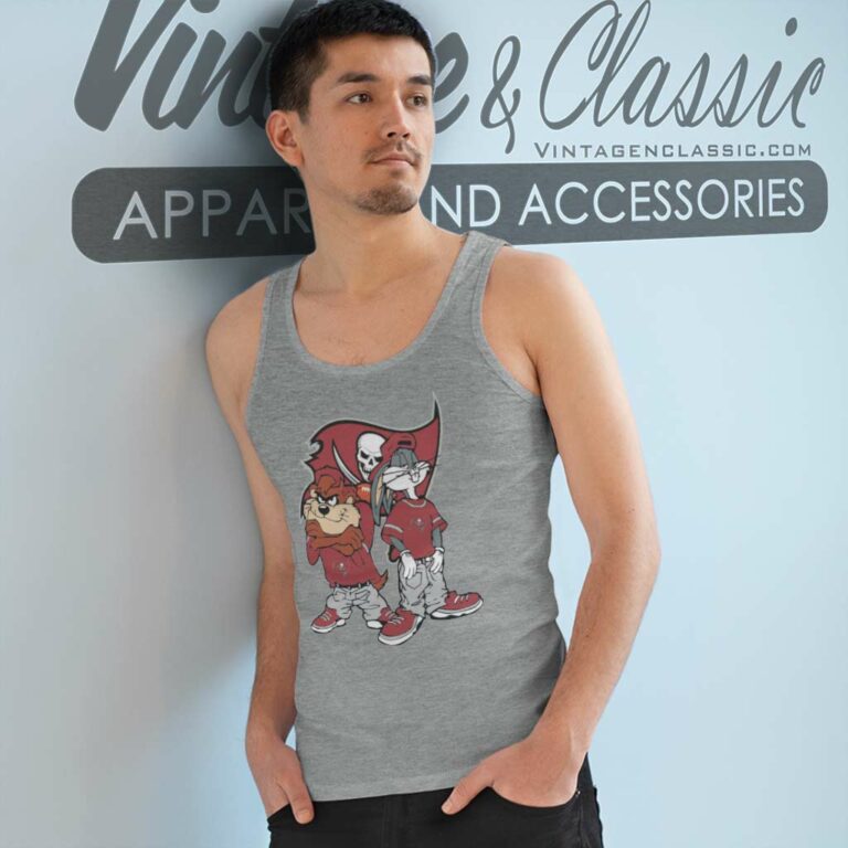 Looney Tunes Hip Hop Tampa Bay Buccaneers Tank Top Racerback Looney Tunes Hip Hop Tampa Bay Buccaneers Tank Top Racerback